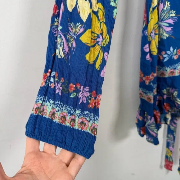 Free People Violet Hill Printed Tunic Top, Size 4, Excellent Condition! - Picture 5 of 15